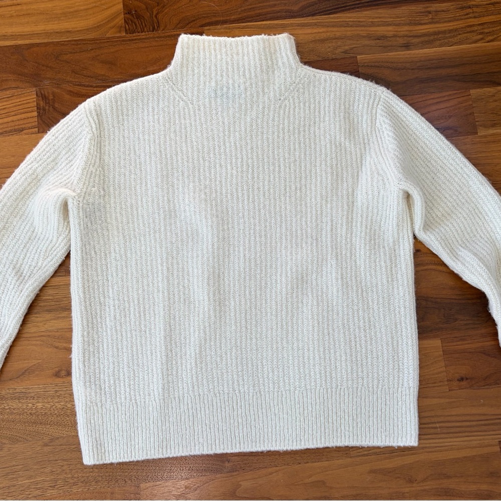 James Perse Cream Cashmere Sweater